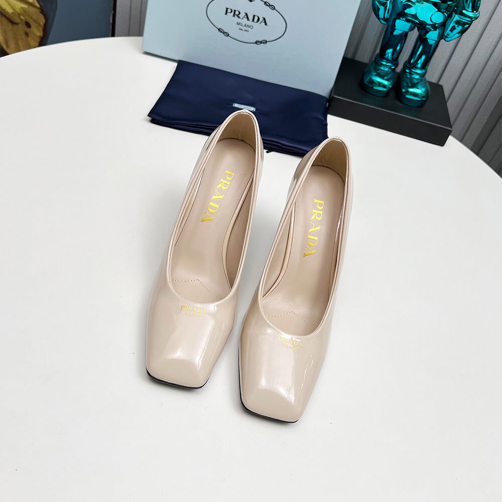 Prada Patent Leather Pumps 85mm Shoes - Replica Luxury Bags™