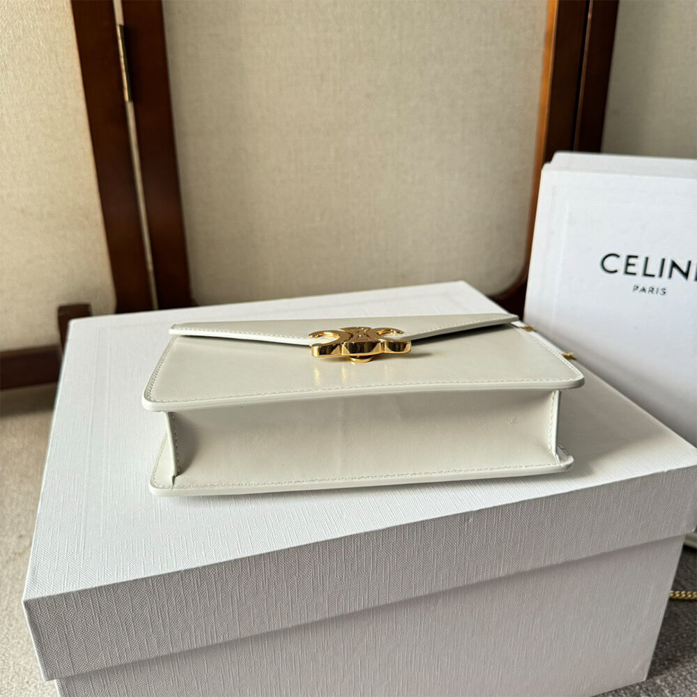 Celine Wallet On Chain Margo in Shiny calfskin Bag - Replica Luxury Bags™