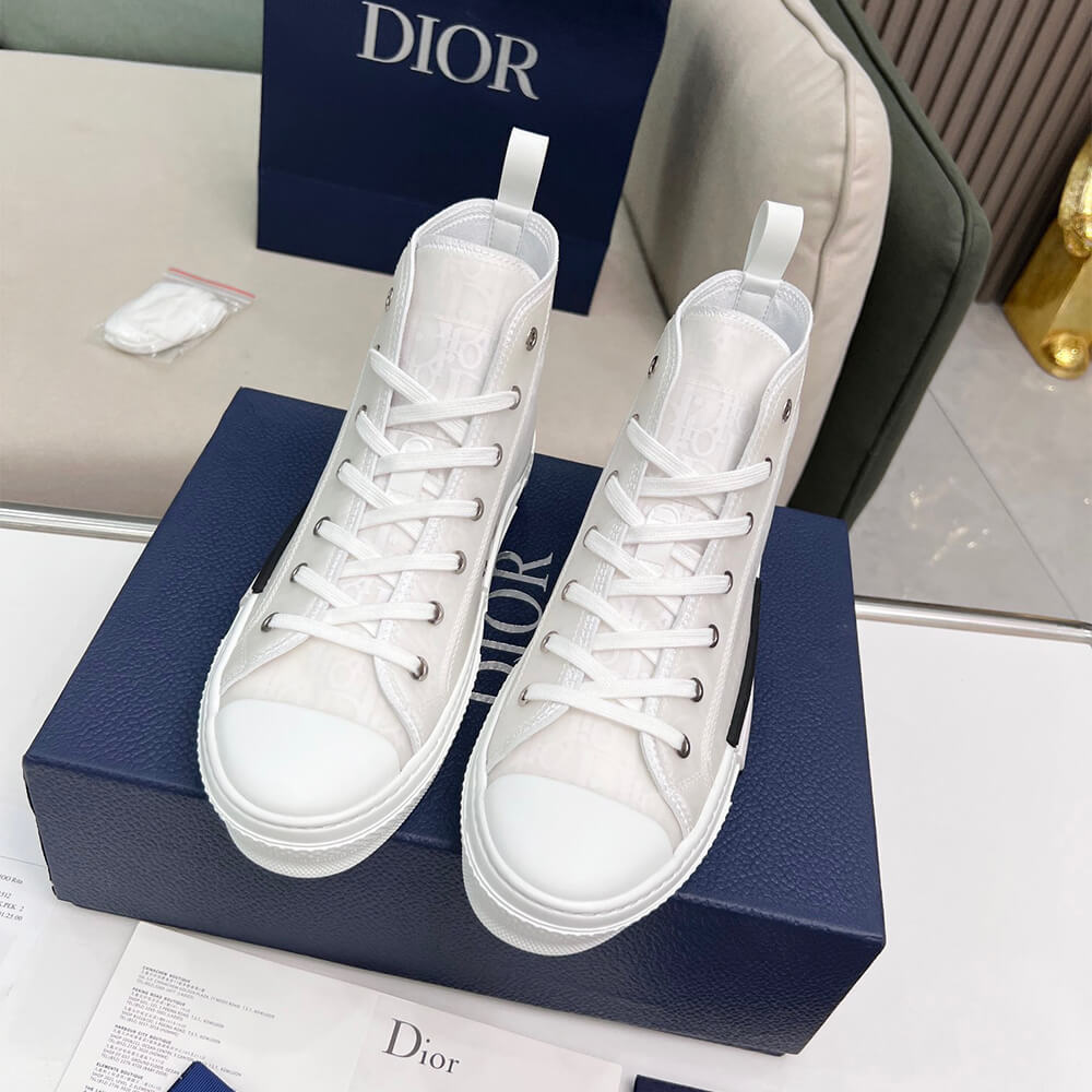 DIOR B23 High-Top Sneakers Dior Oblique Shoes - Replica Luxury Bags™