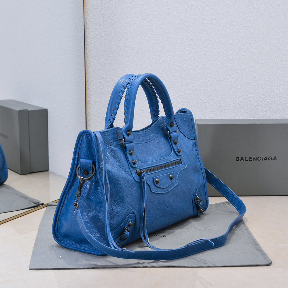 Balenciaga Women's Le City Bag Medium - Replica Luxury Bags™