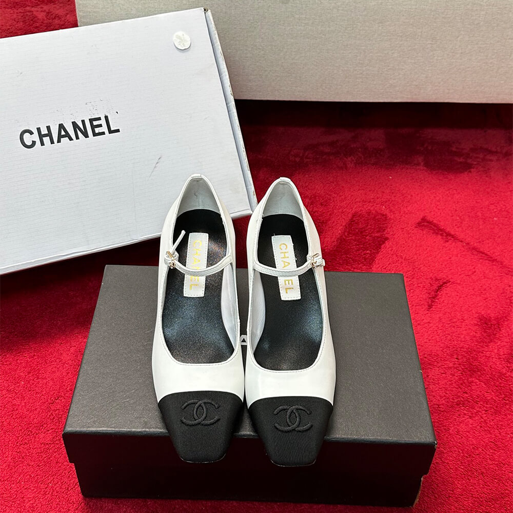 Chanel Mary Janes Heel Shoes - Replica Luxury Bags™
