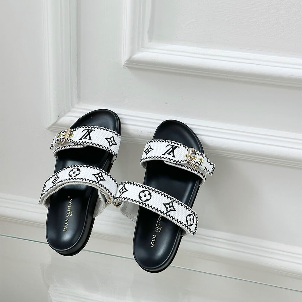 LV Bom Dia Flat Comfort Mule Shoes - Replica Luxury Bags™