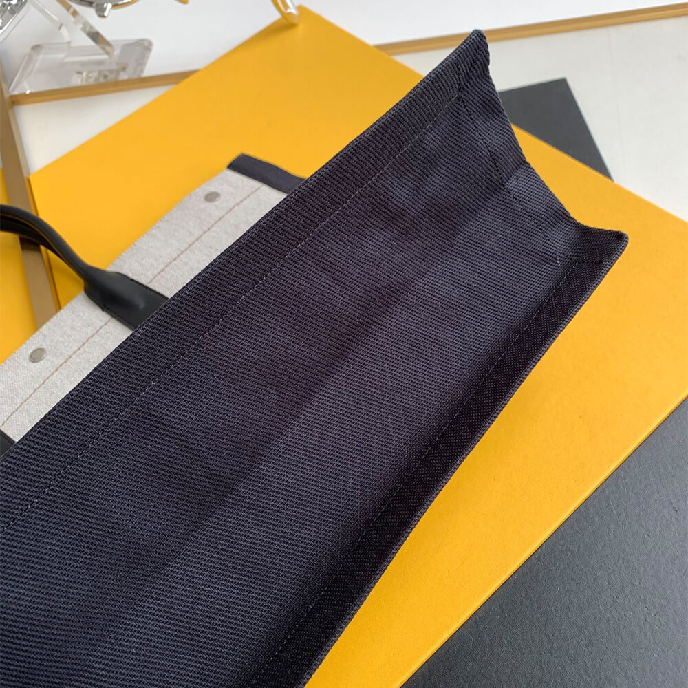 YSL RIVE GAUCHE LARGE TOTE BAG IN PRINTED CANVAS AND LEATHER - Replica Luxury Bags™