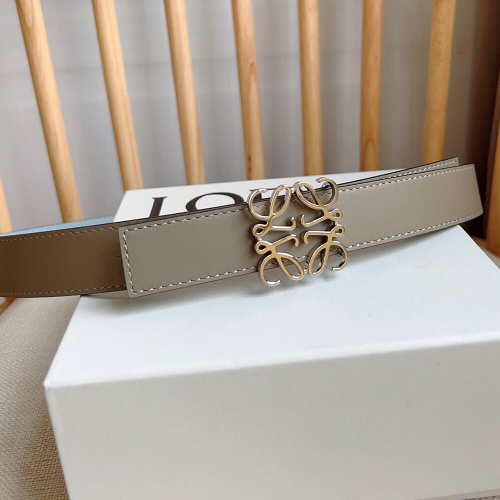 LOEWE Reversible Anagram belt in smooth calfskin 28mm - Replica Luxury Bags™