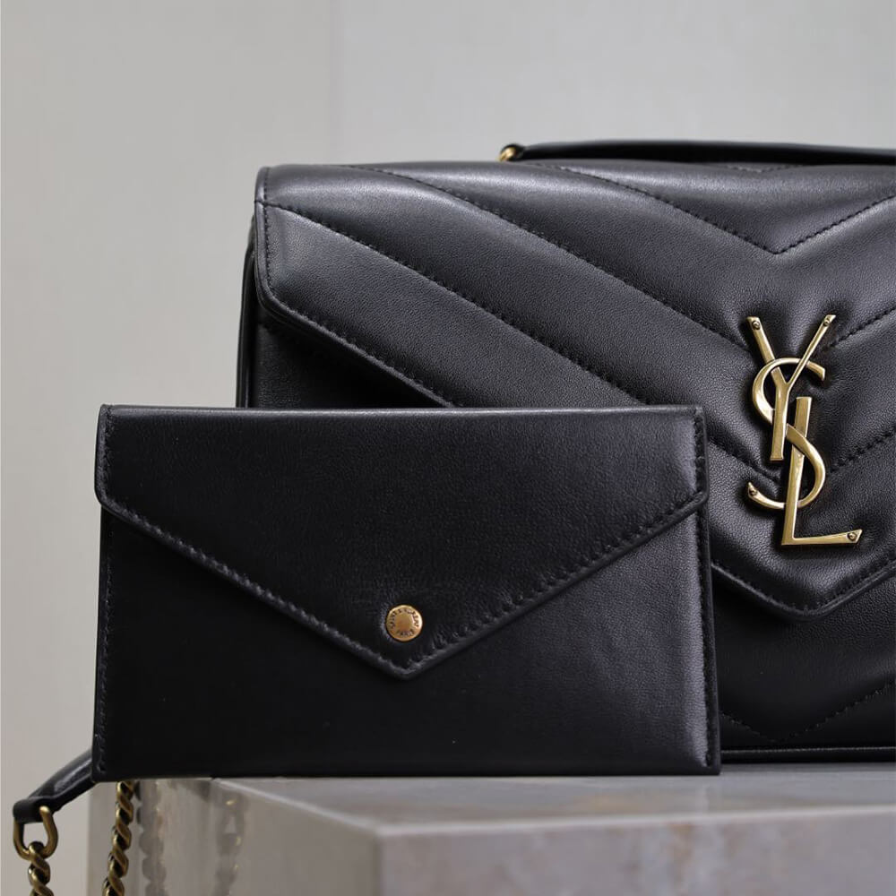 YSL Loulou Medium Bag in Matelasse Lambskin - Replica Luxury Bags™