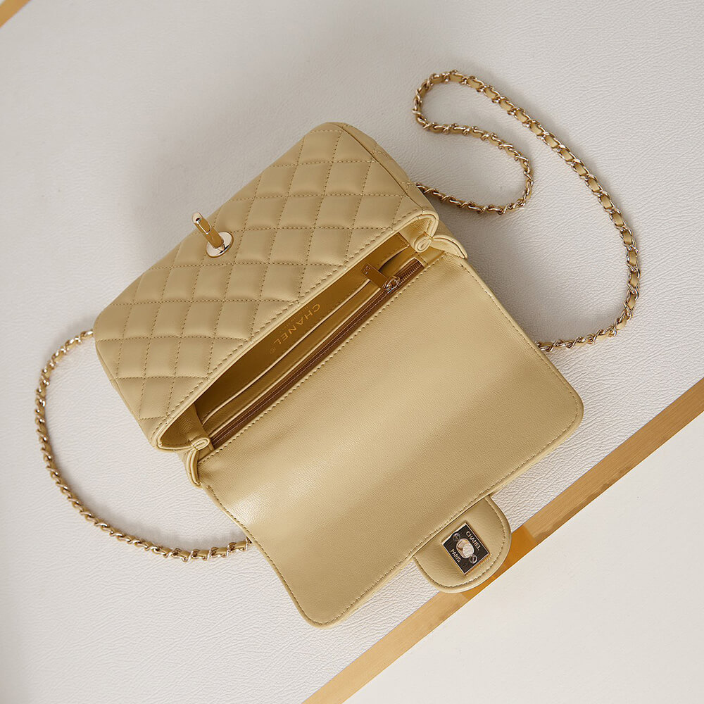 Chanel Mini Flap Bag With Top Handle - Replica Luxury Bags™