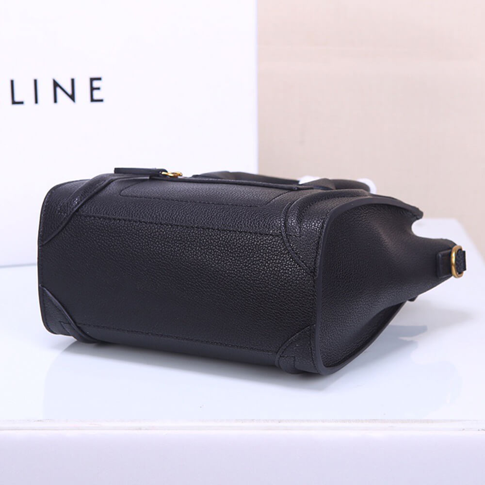 Celine Nano Luggage Bag in Calfskin - Replica Luxury Bags™