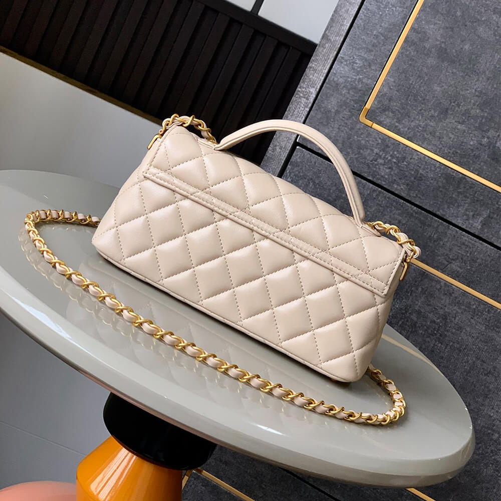 CHANEL Mini Flap Bag with Top Handle - Replica Luxury Bags™
