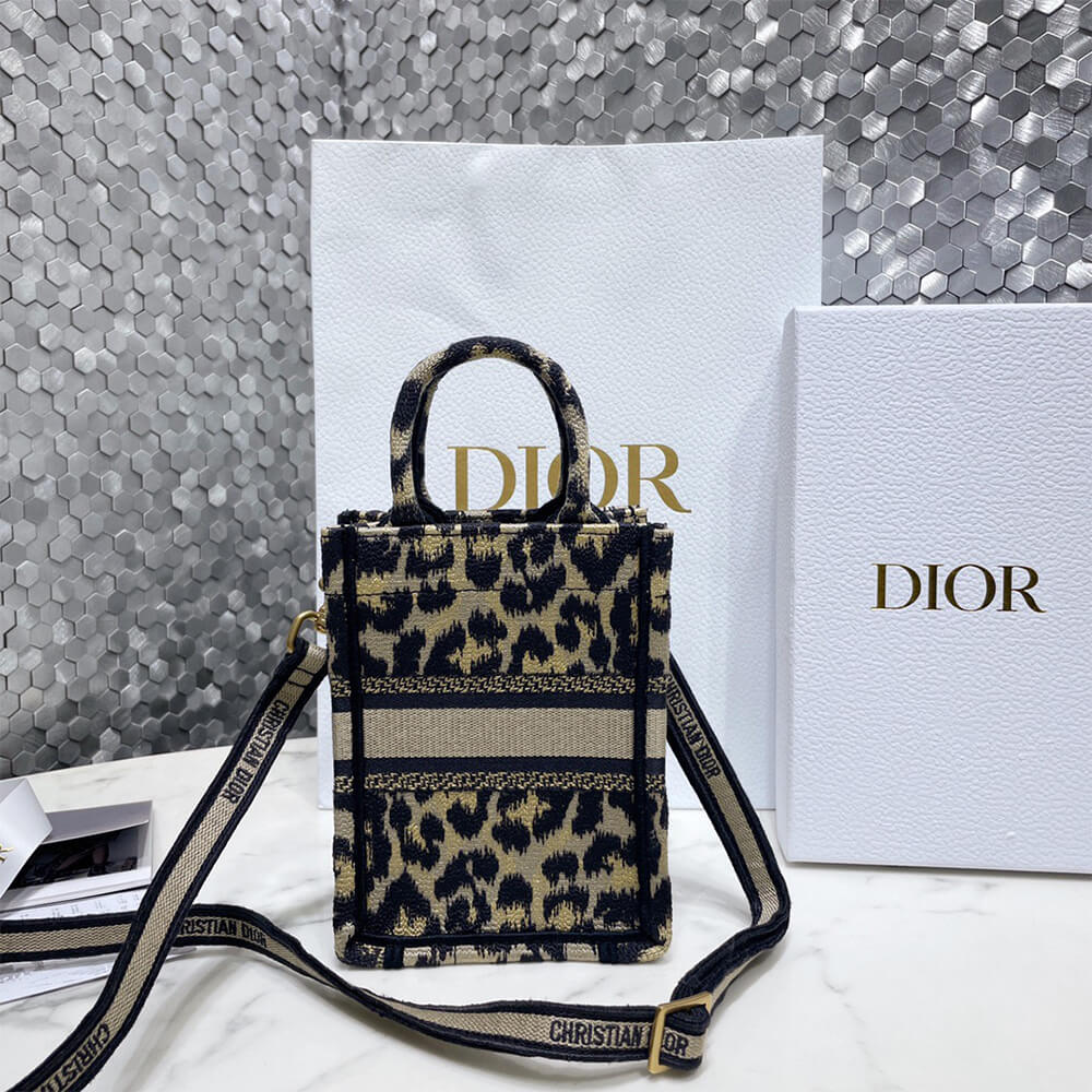 MINI DIOR BOOK TOTE PHONE BAG - Replica Luxury Bags™