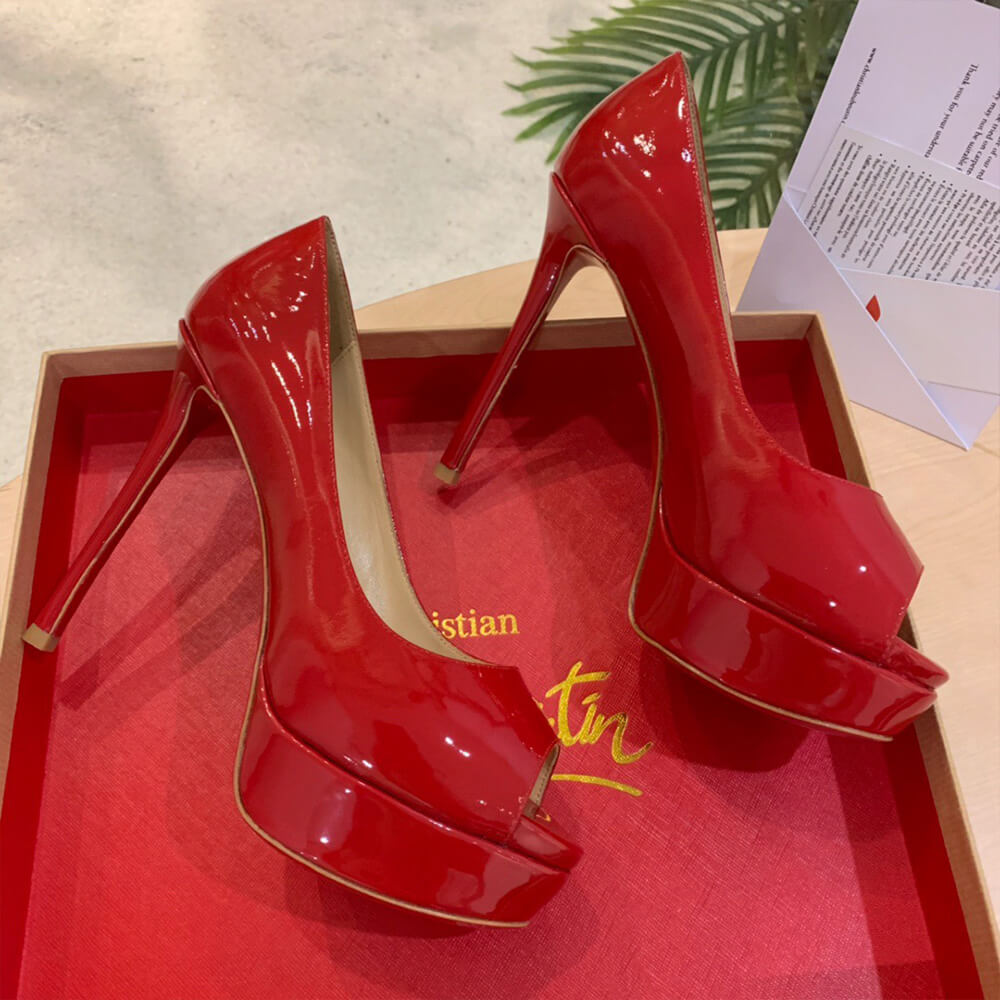 Christian Louboutin New Very Prive(120 mm Platform pumps) Shoes - Replica Luxury Bags™