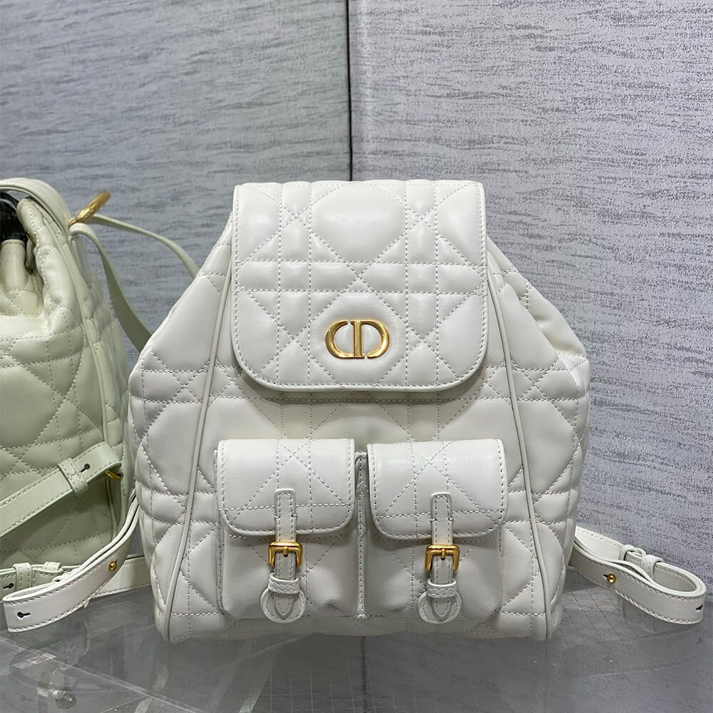 Medium Dior Caro Backpack Bag - Replica Luxury Bags™