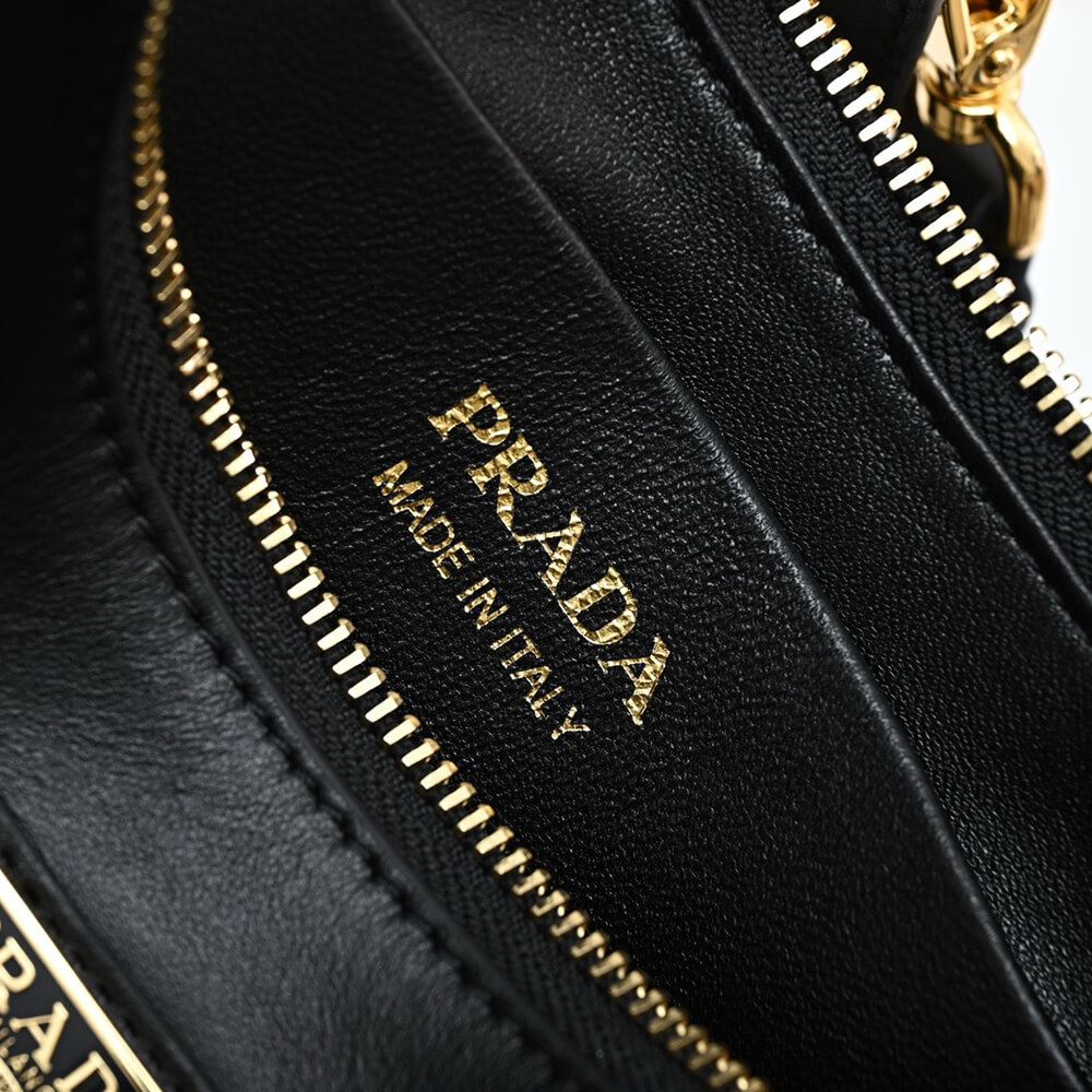 Prada Arque Leather Shoulder Bag - Replica Luxury Bags™