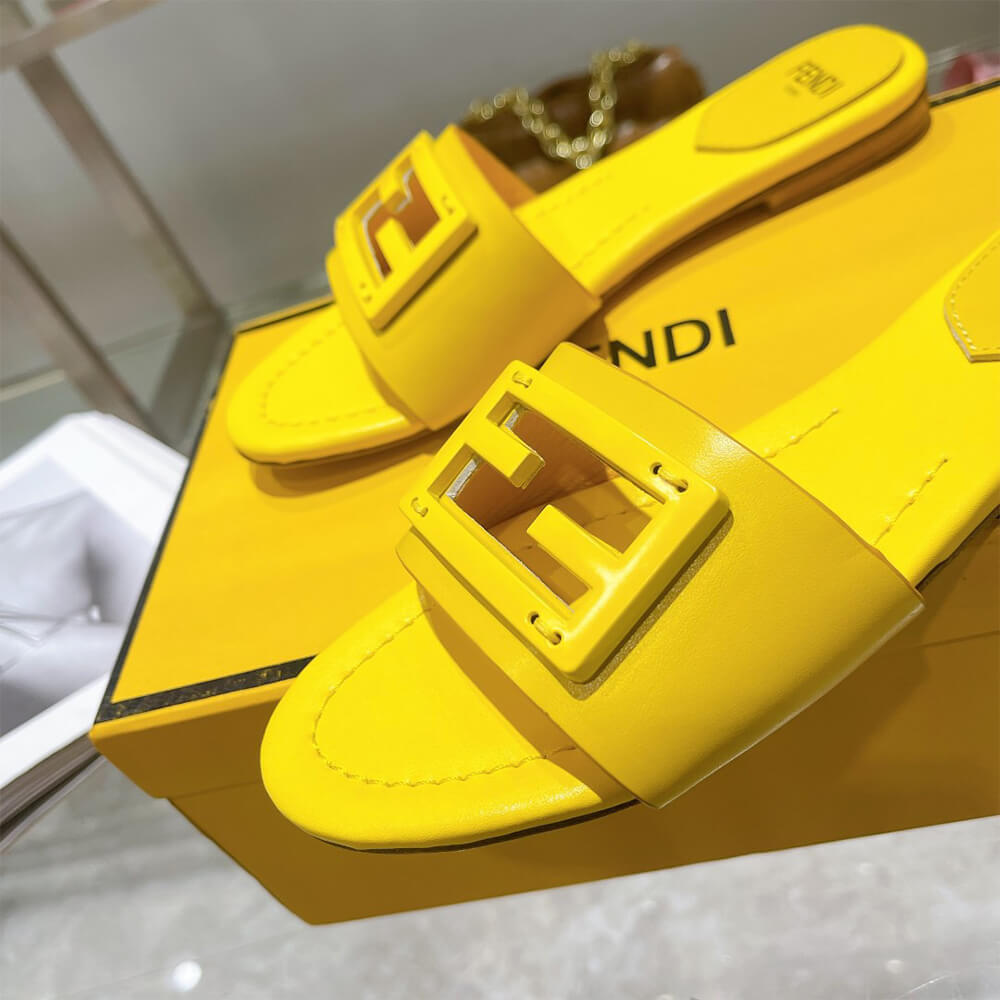 Fendi Baguette Slides Shoes - Replica Luxury Bags™