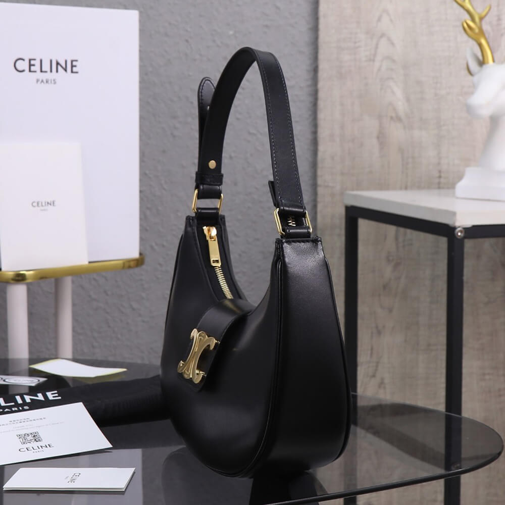 Celine Medium Ava Triomphe Bag in Smooth Calfskin - Replica Luxury Bags™