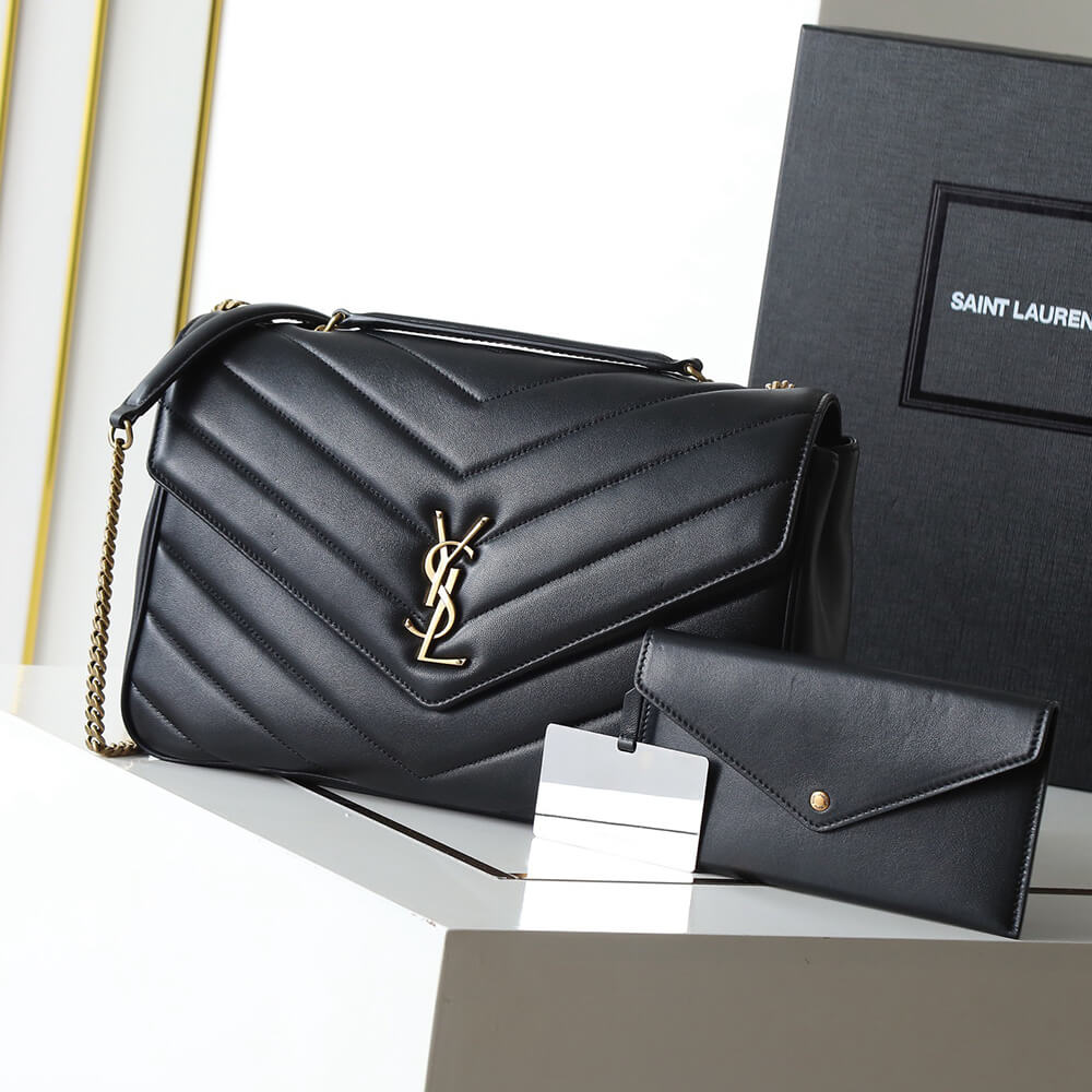 YSL Loulou Large Bag in Matelasse Lambskin - Replica Luxury Bags™