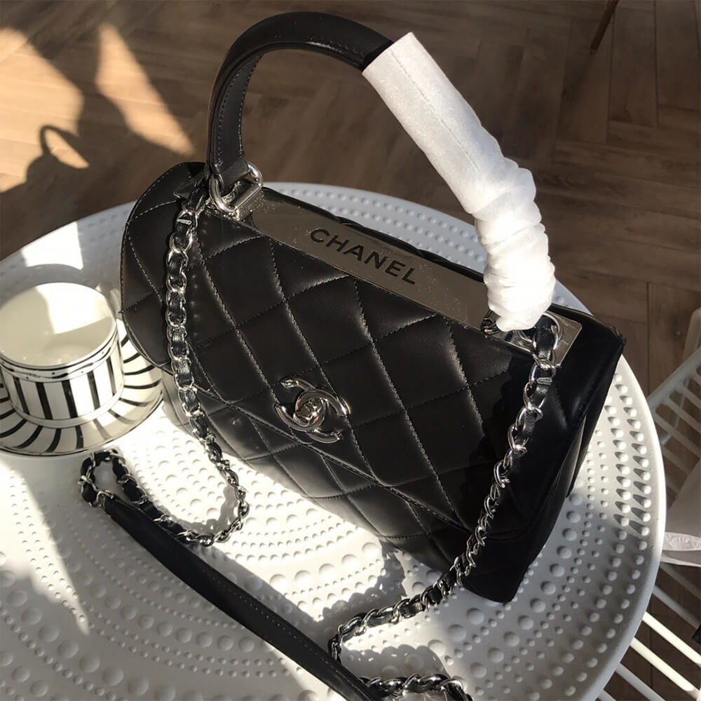Chanel Flap Bag With Top Handle - Replica Luxury Bags™