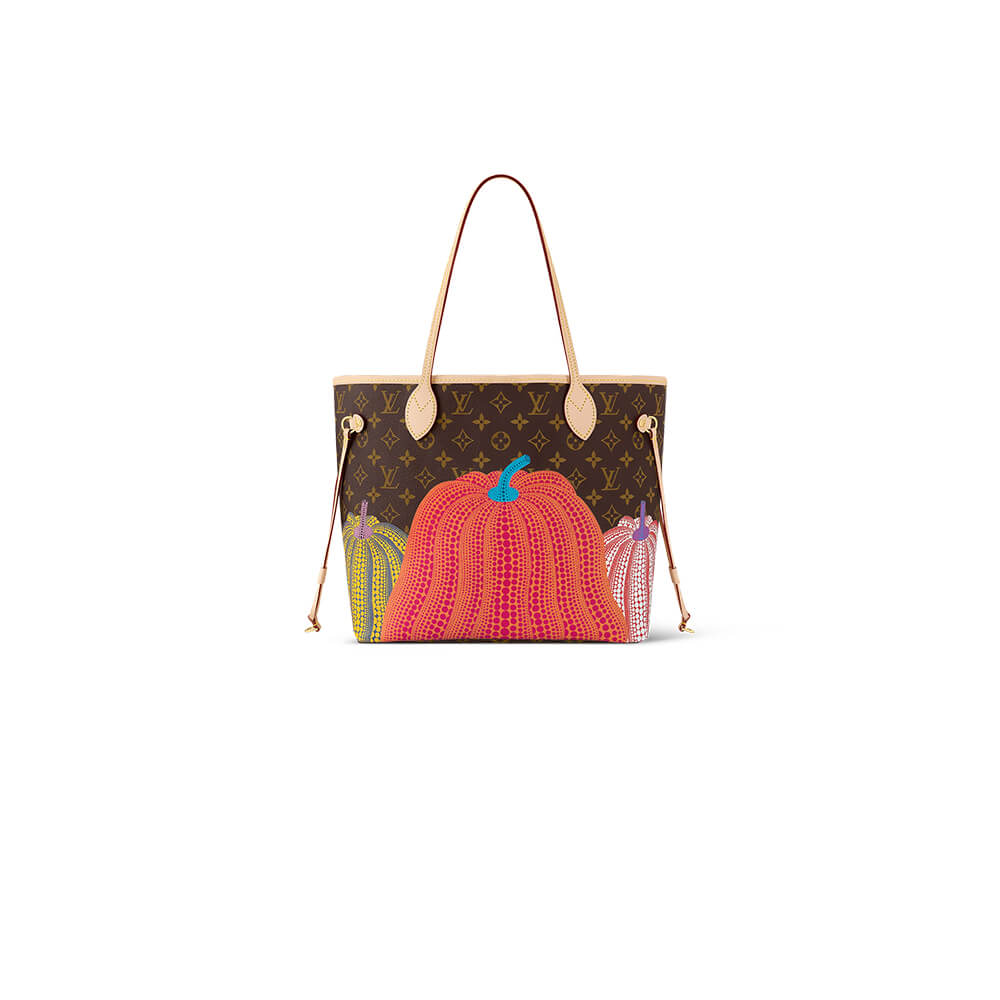 LV x YK Neverfull MM Bag - Replica Luxury Bags™