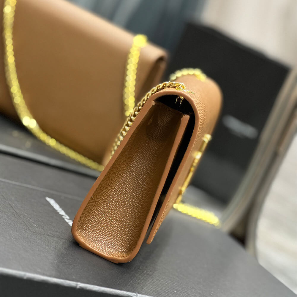 YSL Kate Medium Bag in Grain De Poudre Embossed Leather - Replica Luxury Bags™