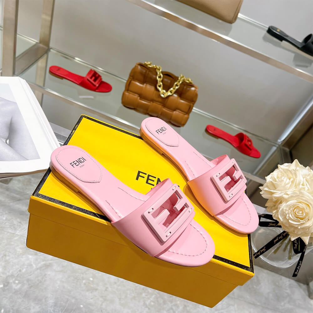Fendi Baguette Slides Shoes - Replica Luxury Bags™