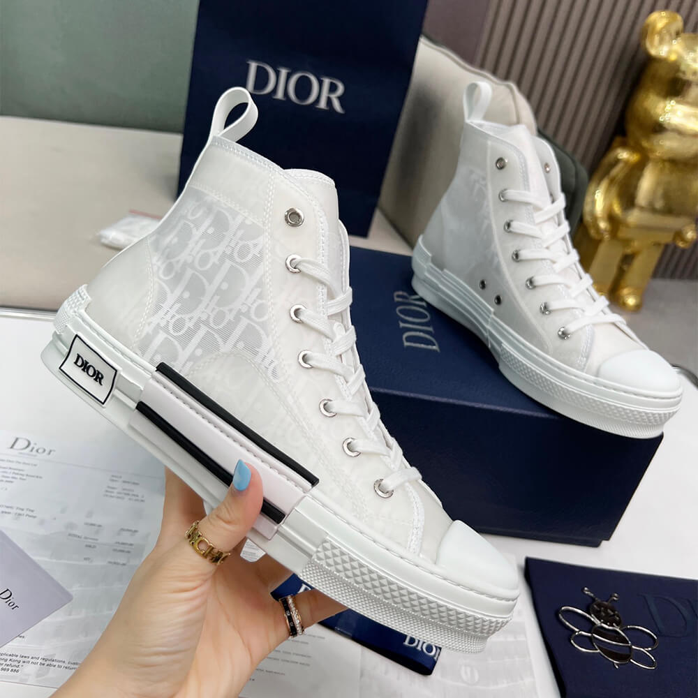 DIOR B23 High-Top Sneakers Dior Oblique Shoes - Replica Luxury Bags™