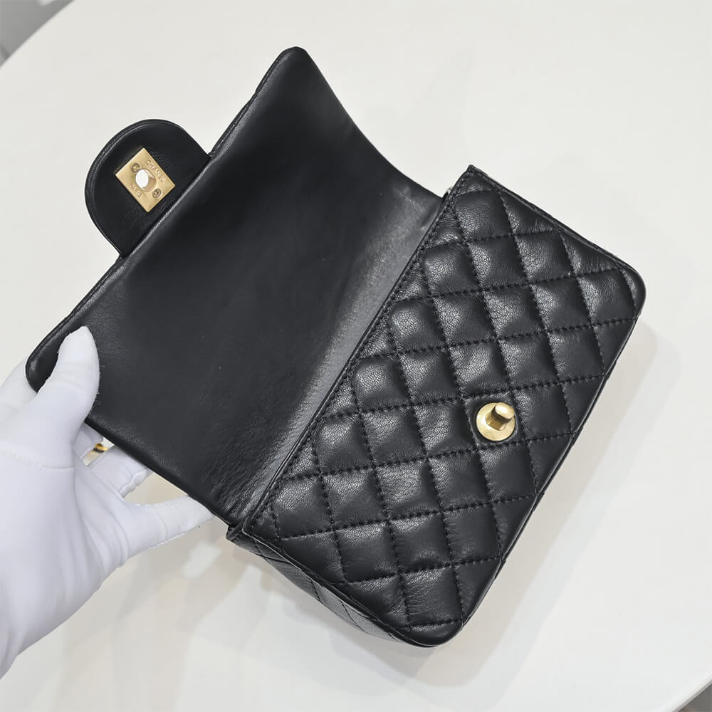 Chanel Mini Flap Bag with Top Handle - Replica Luxury Bags™
