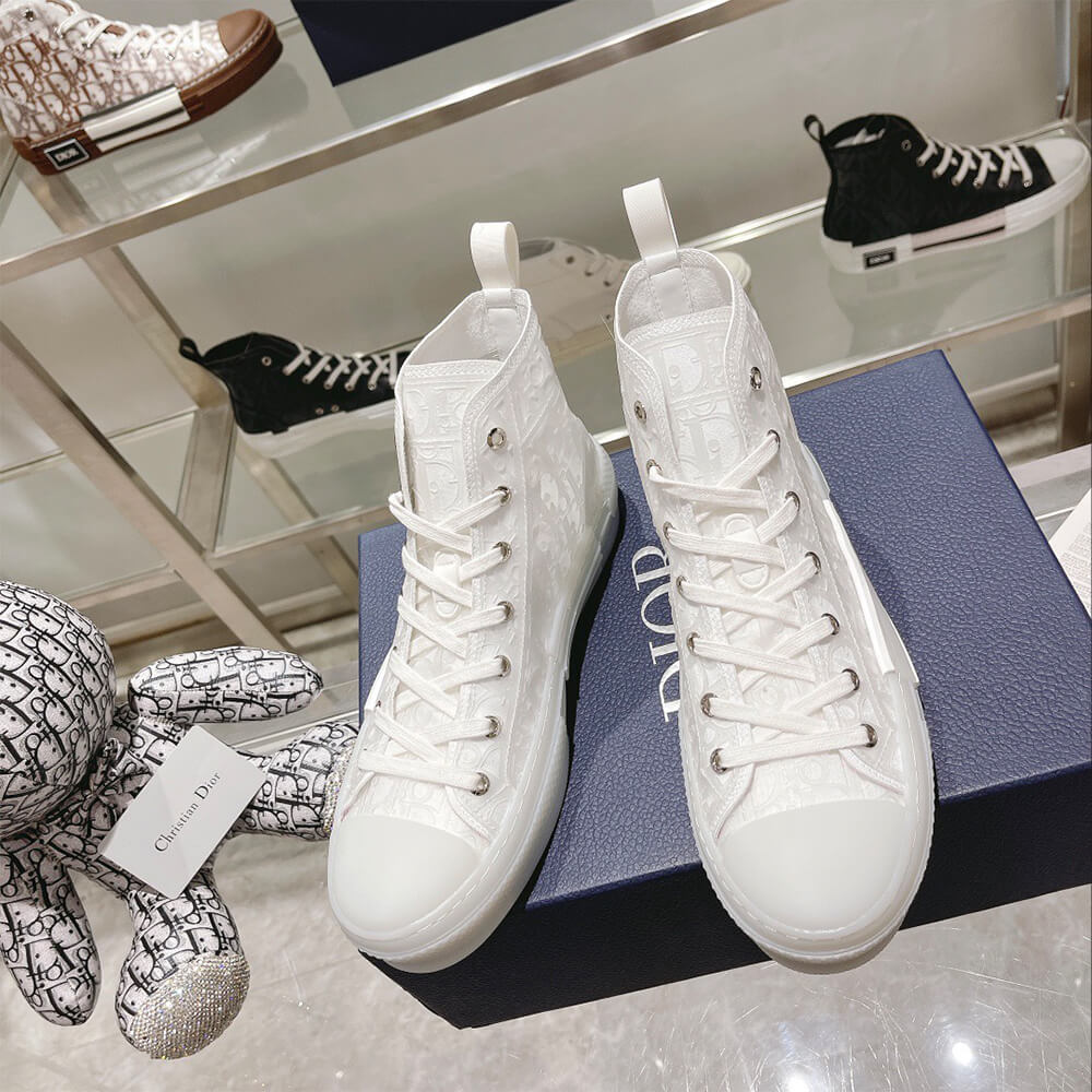 DIOR B23 High-Top Sneakers Dior Oblique Shoes - Replica Luxury Bags™