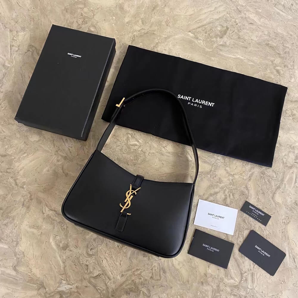 YSL LE 5 A 7 Hobo Bag in Smooth Leather - Replica Luxury Bags™