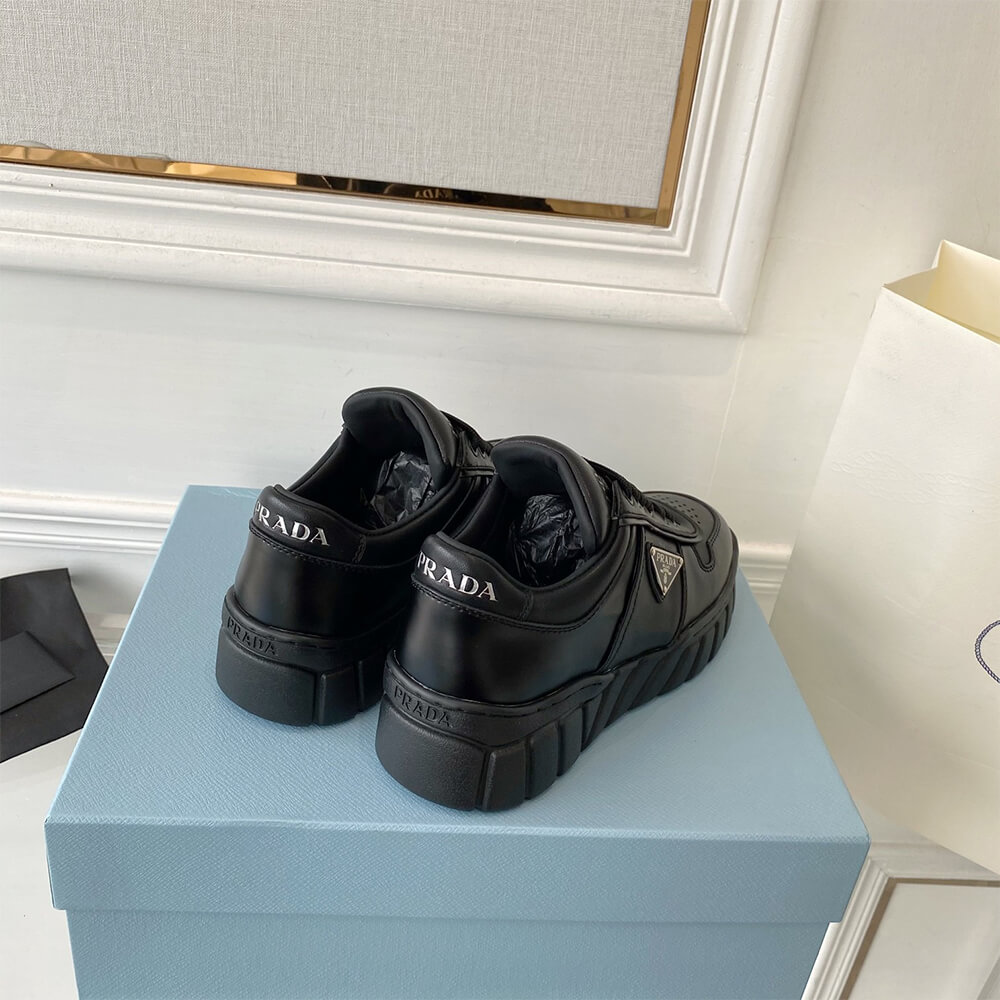 Prada Leather Sneakers Shoes - Replica Luxury Bags™