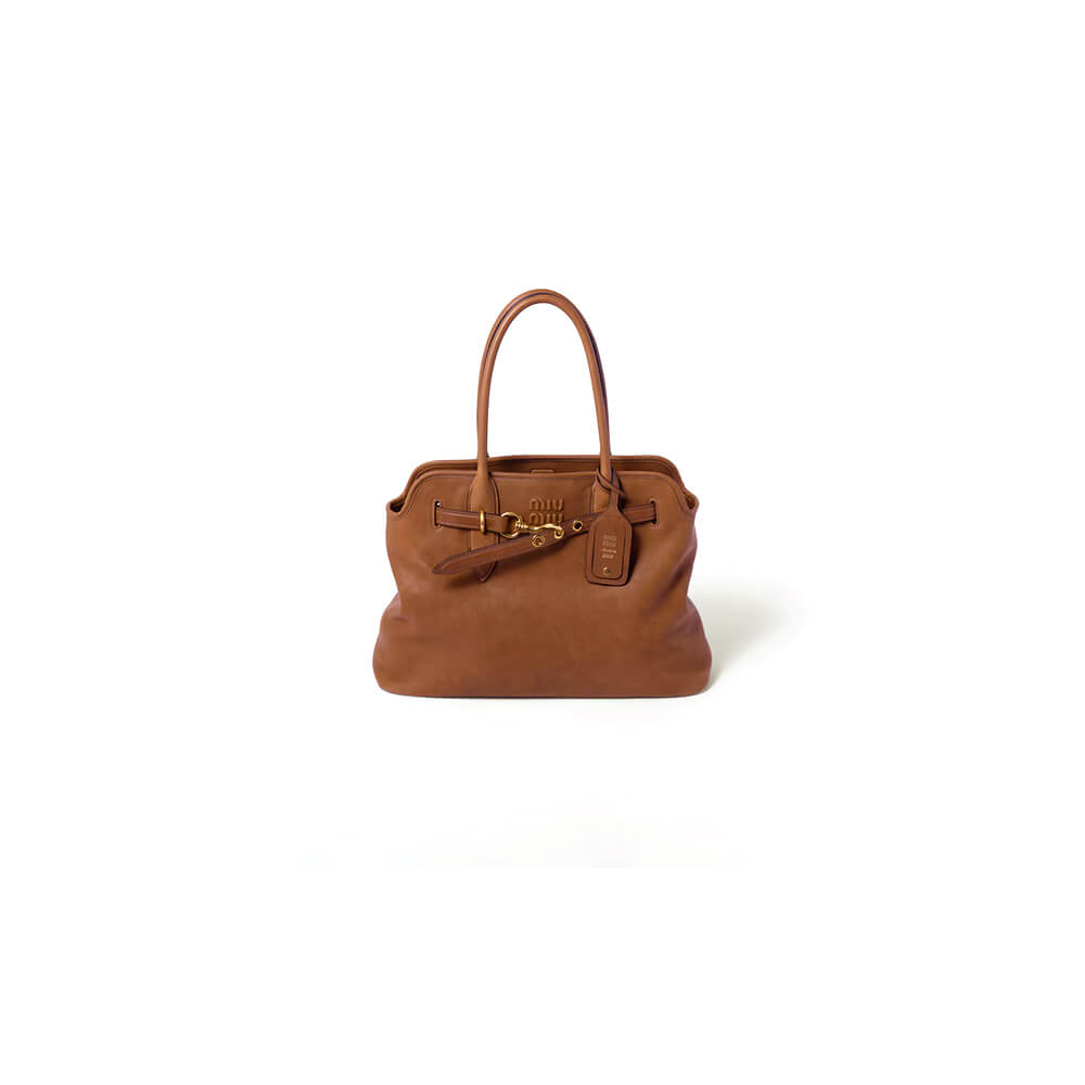 Miumiu Medium Aventure Nappa Leather Bag - Replica Luxury Bags™
