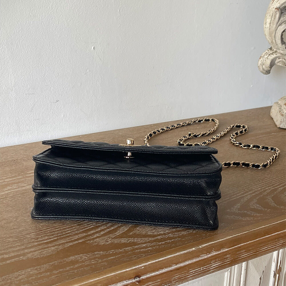 Chanel Clutch Bag With Chain and Top Handle - Replica Luxury Bags™