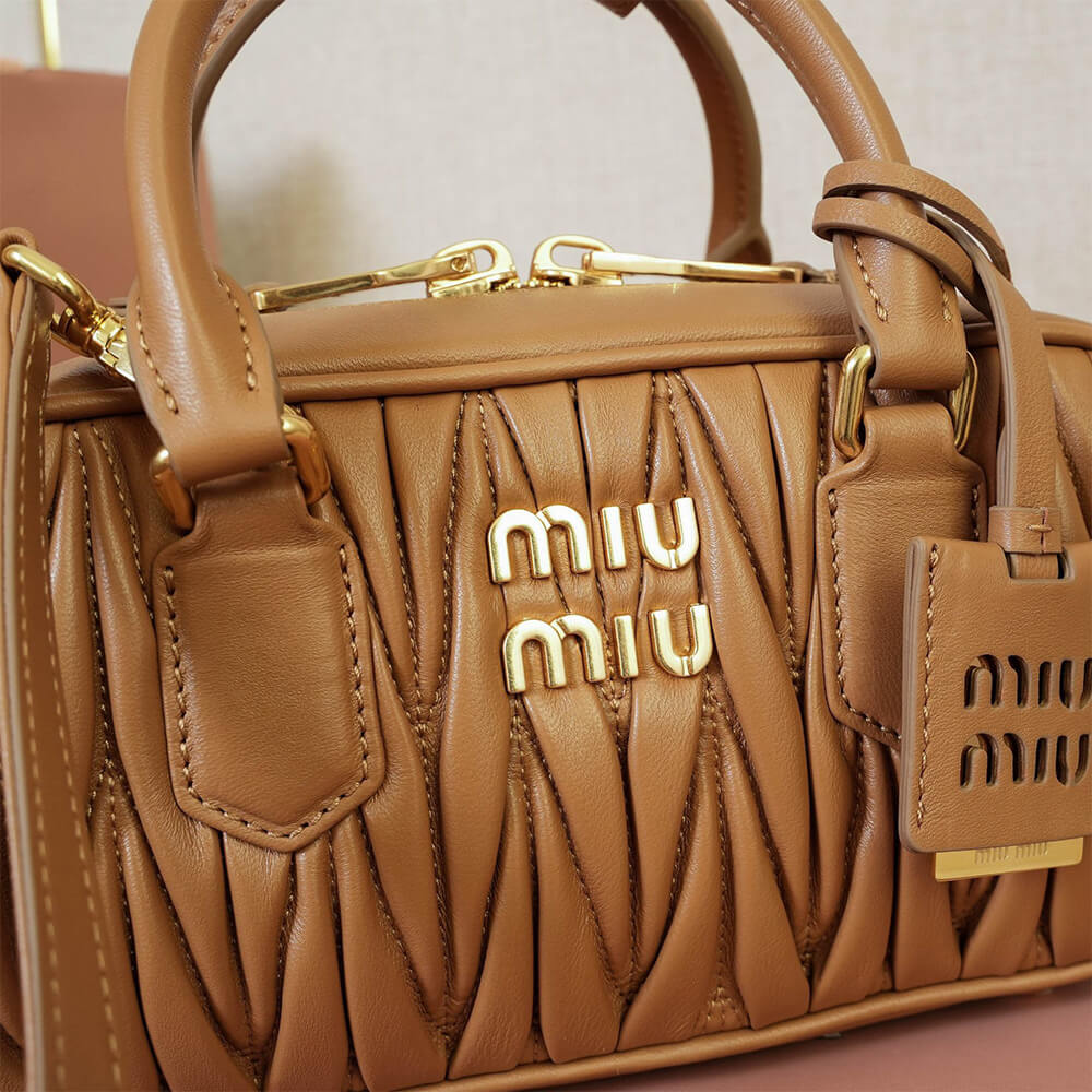 Miumiu Medium Arcadie Matelasse Nappa Bag - Replica Luxury Bags™