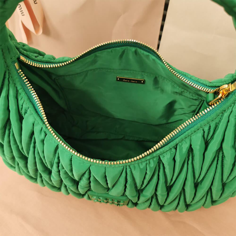 Miumiu Wander Matelasse Regenerated Nylon Hobo Bag - Replica Luxury Bags™