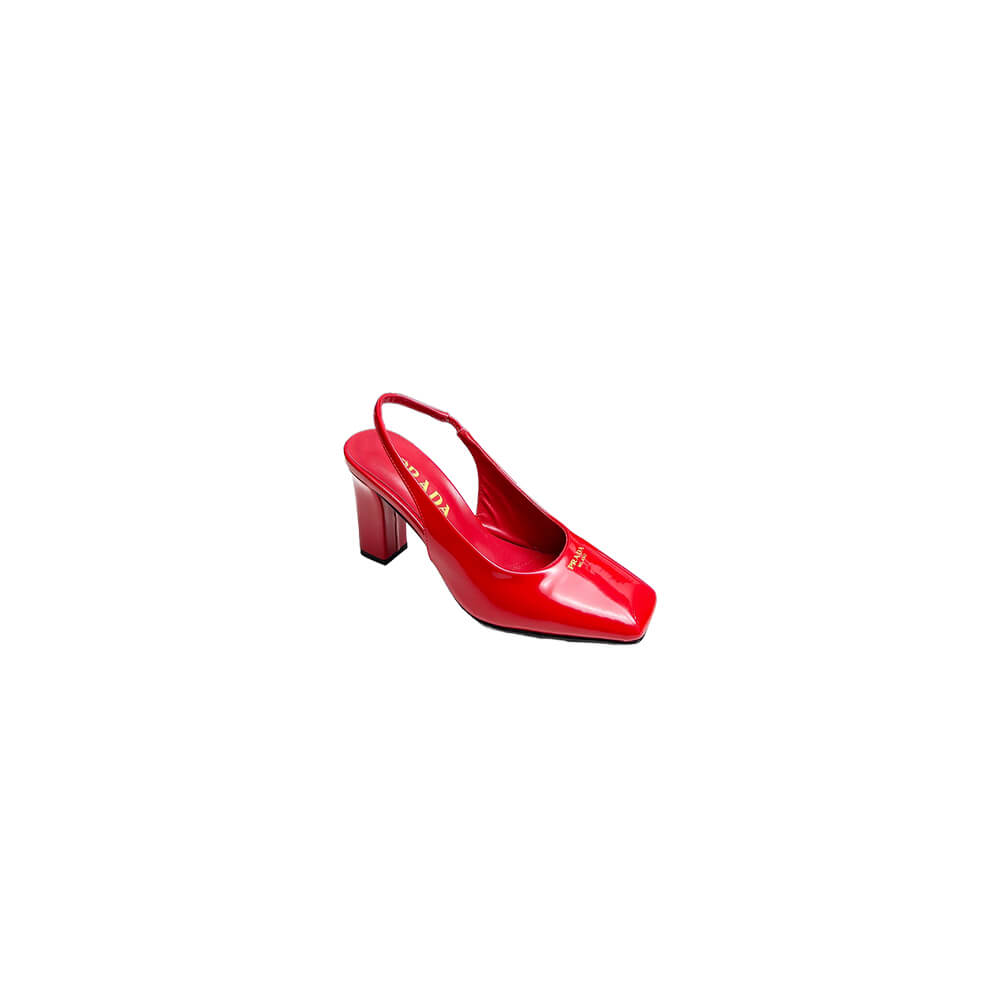 Prada Patent Leather Slingback Pumps 85 mm Shoes - Replica Luxury Bags™