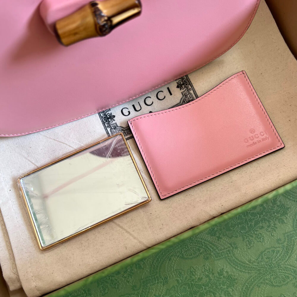 Gucci Bamboo 1947 Jumbo Gg Small Top Handle Bag - Replica Luxury Bags™