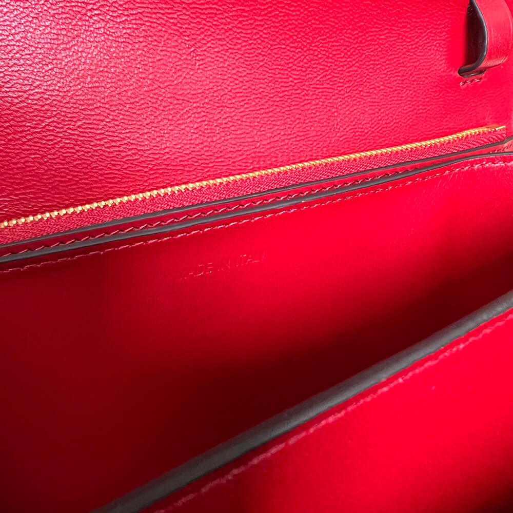 Celine Classic Box Bag in Red - Replica Luxury Bags™