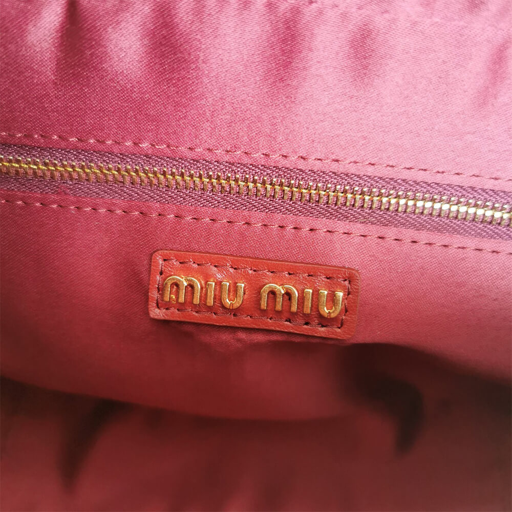 Miumiu Matelasse Nappa Leather Top Handle Bag - Replica Luxury Bags™