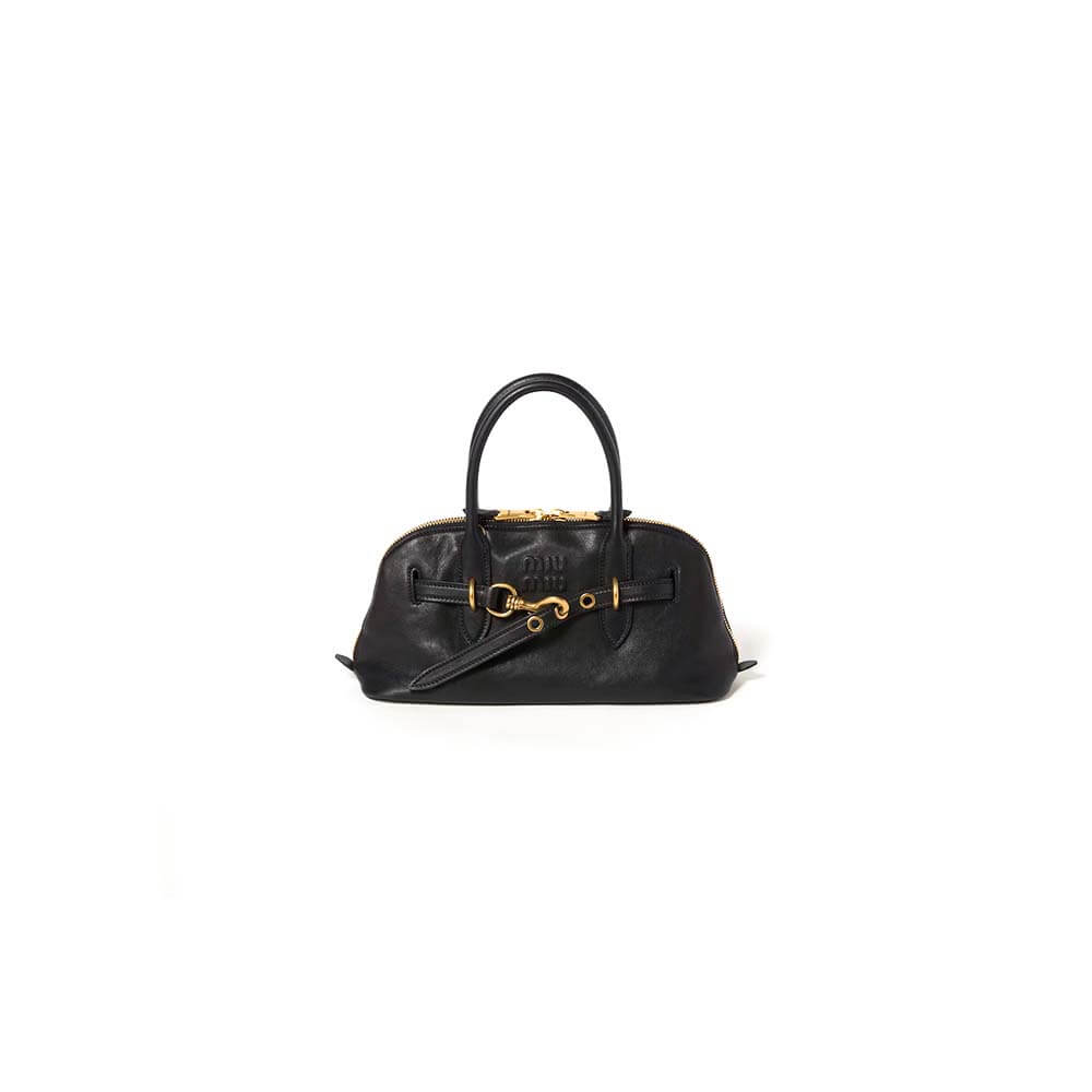 MIUMIU Aventure nappa leather top-handle bag - Replica Luxury Bags™