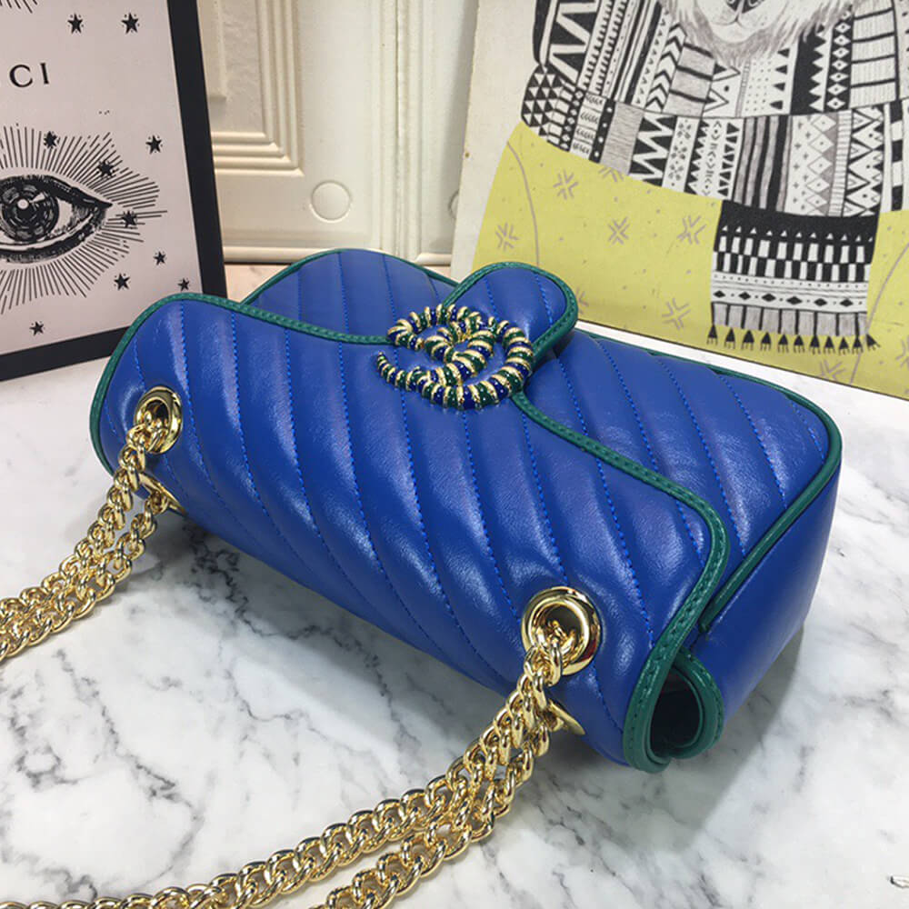 Gucci GG Marmont Small Matelasse Shoulder Bag - Replica Luxury Bags™