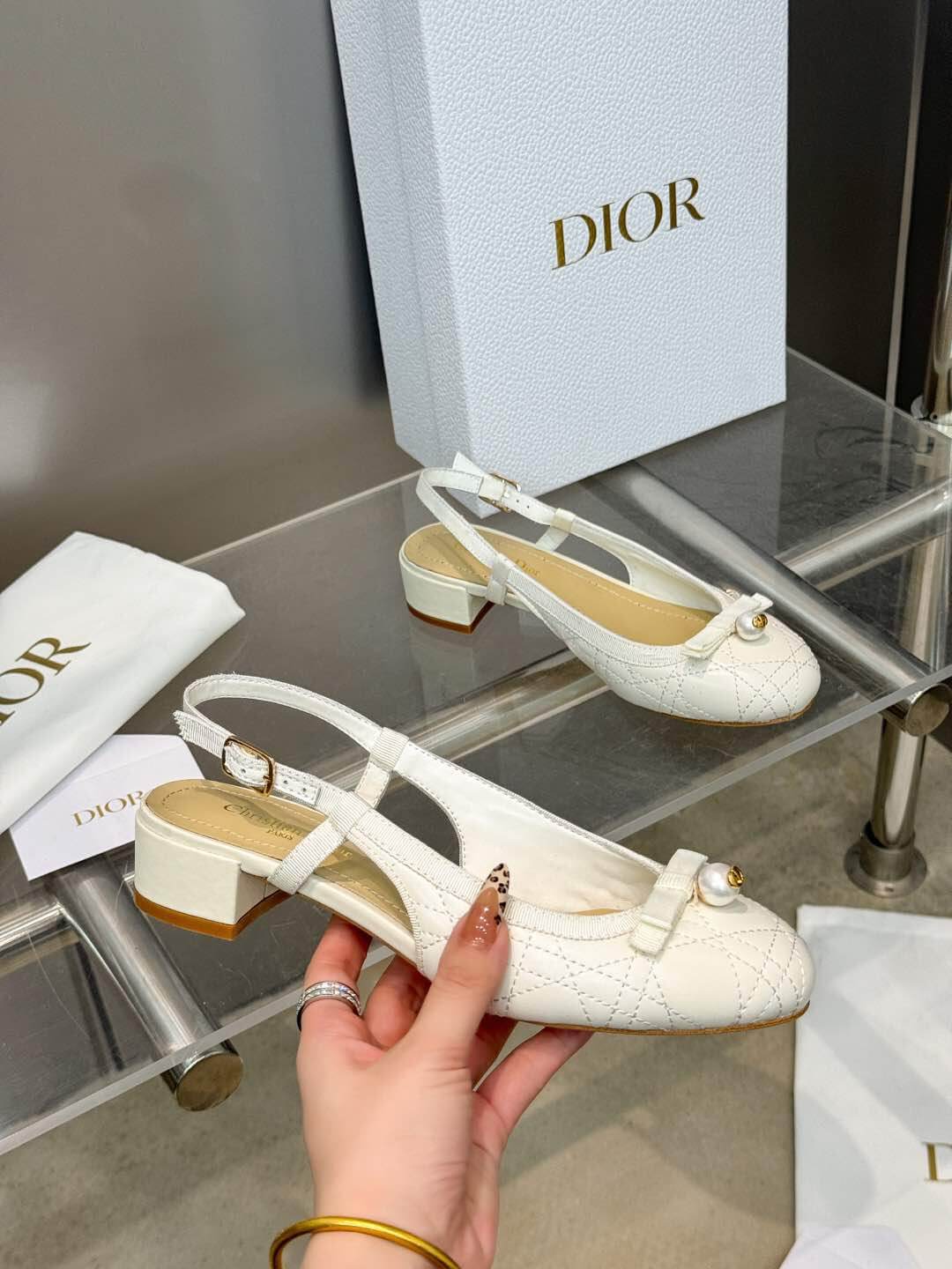 Dior Ballet Slingback Pump Shoes - Replica Luxury Bags™