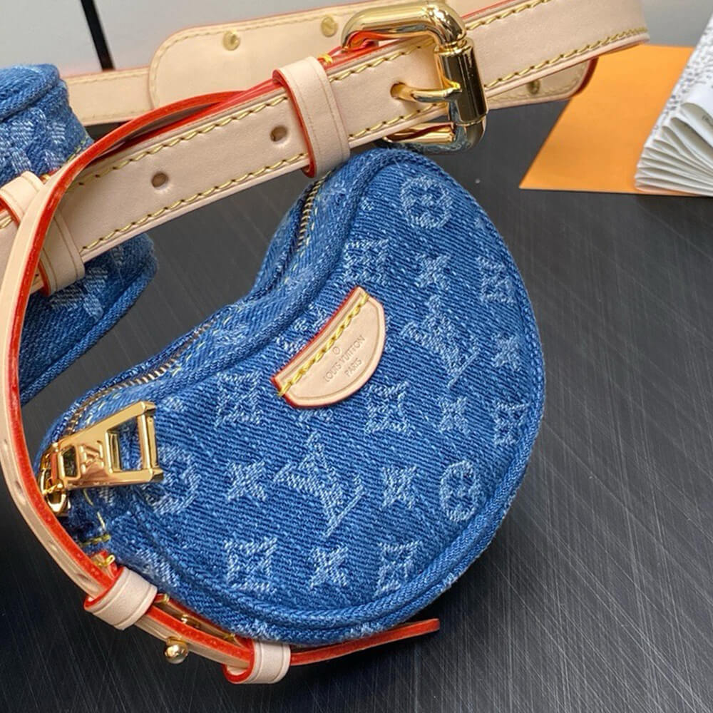 LV Croissant MM Denim Bag - Replica Luxury Bags™