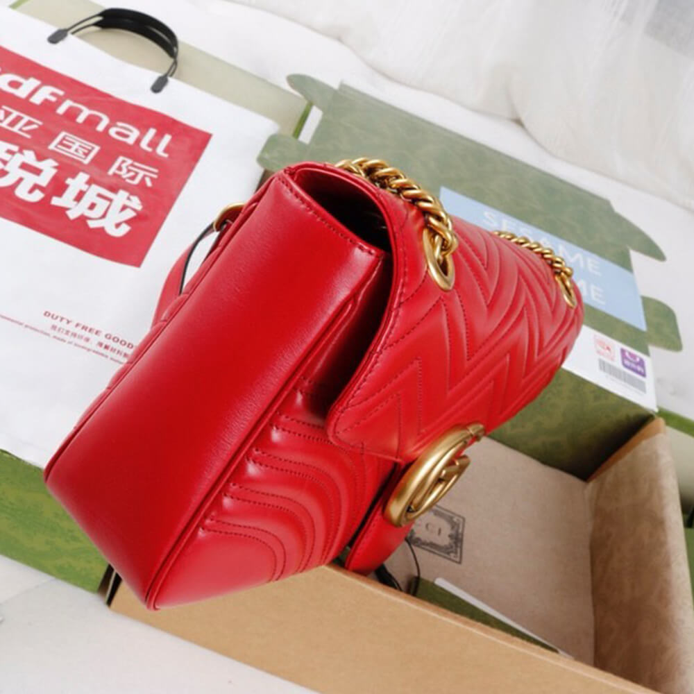 Gucci GG Marmont Medium Matelasse Shoulder Bag - Replica Luxury Bags™