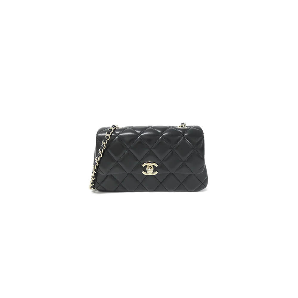 Chanel Flap Phone Holder Bag With Chain - Replica Luxury Bags™