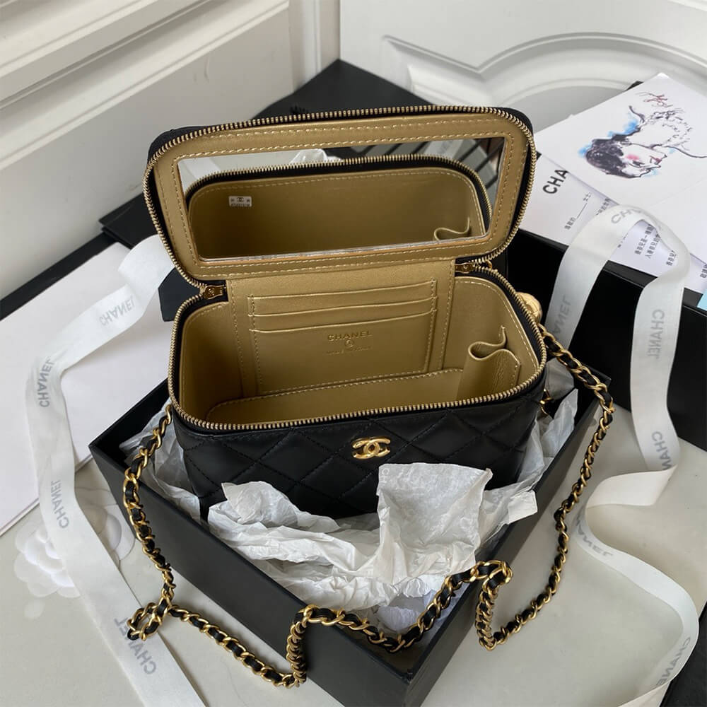 Chanel Vanity Bag with Chain - Replica Luxury Bags™