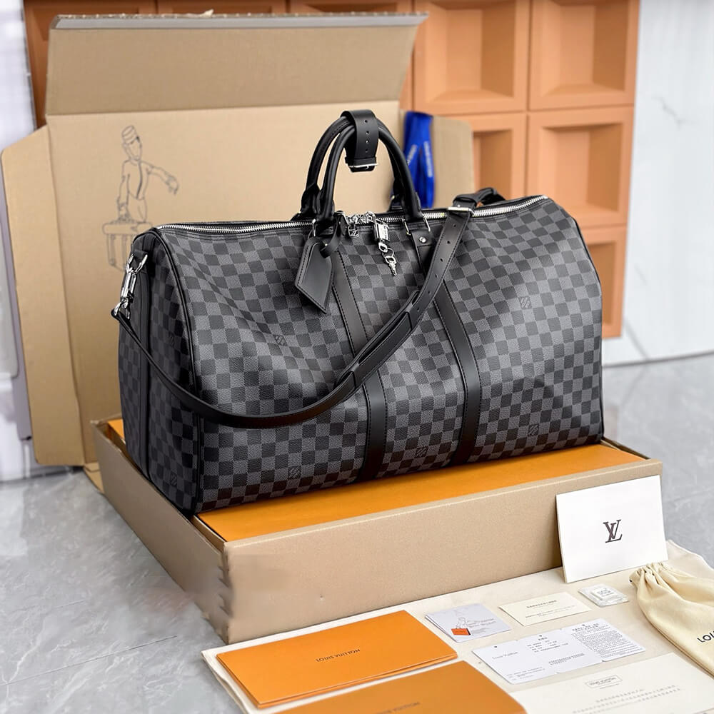 LV Keepall Bandouliere 55 Bag - Replica Luxury Bags™