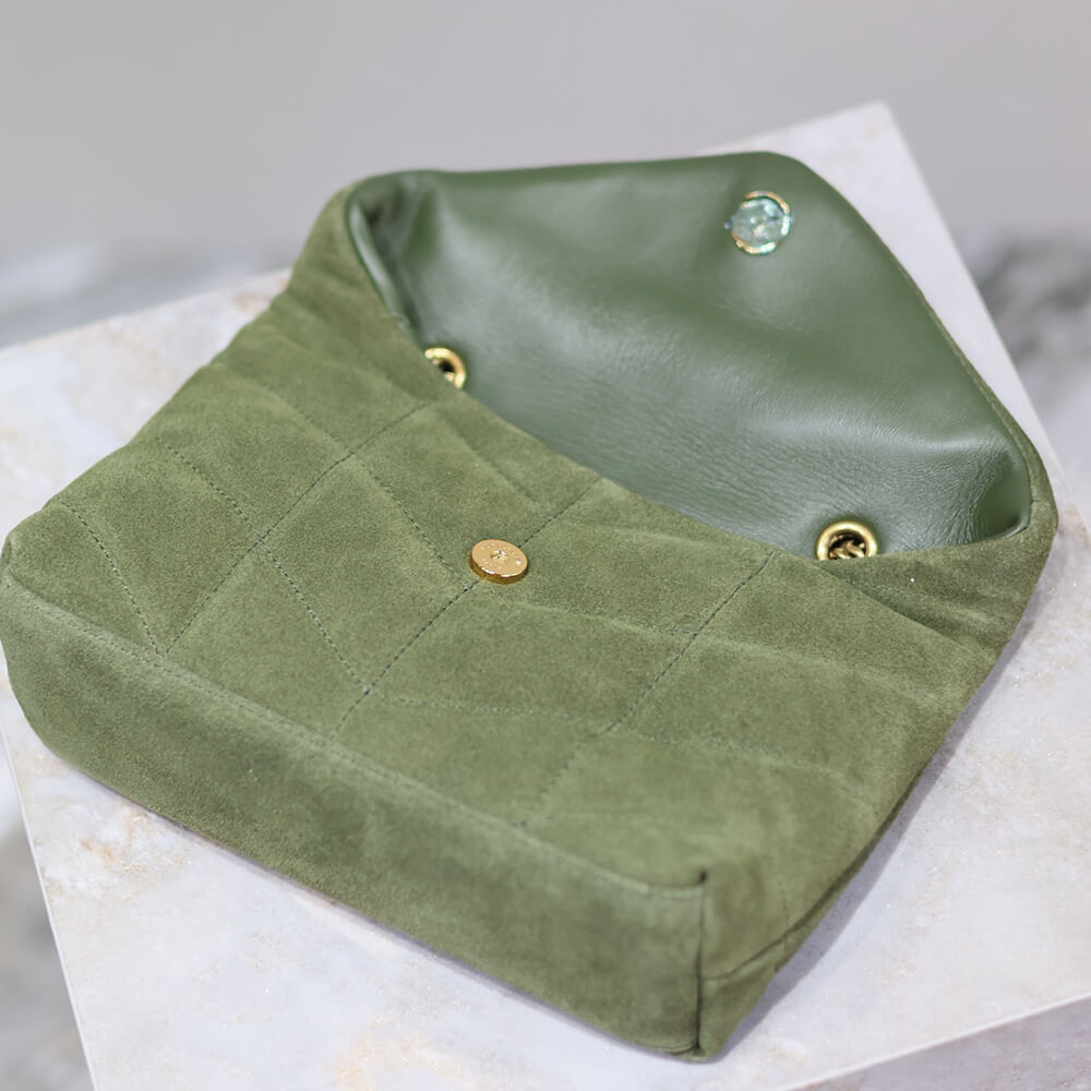 YSL Toy Puffer Bag in Suede - Replica Luxury Bags™