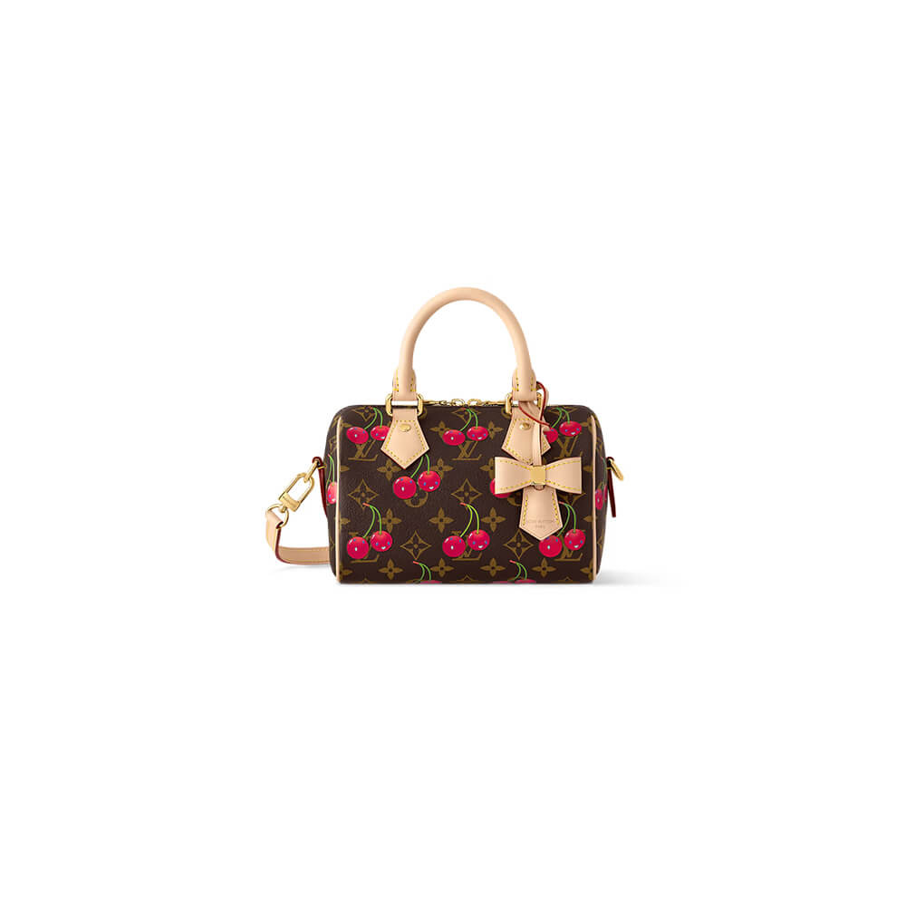 LV x TM Speedy Bandouliere 20 Cherry Bag - Replica Luxury Bags™