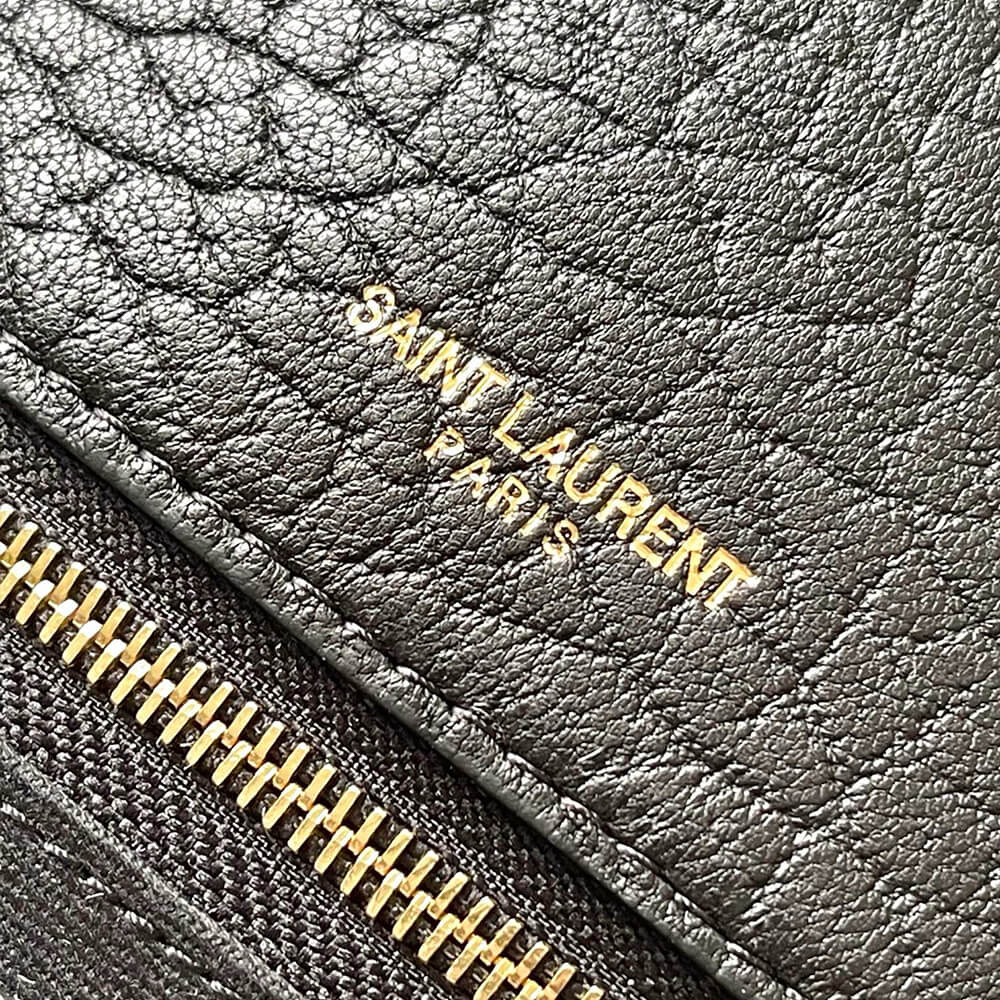 YSL Calypso Large Bag in Grained Lambskin - Replica Luxury Bags™