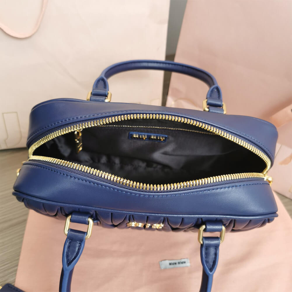 Miumiu Matelasse Nappa Leather Top Handle Bag - Replica Luxury Bags™