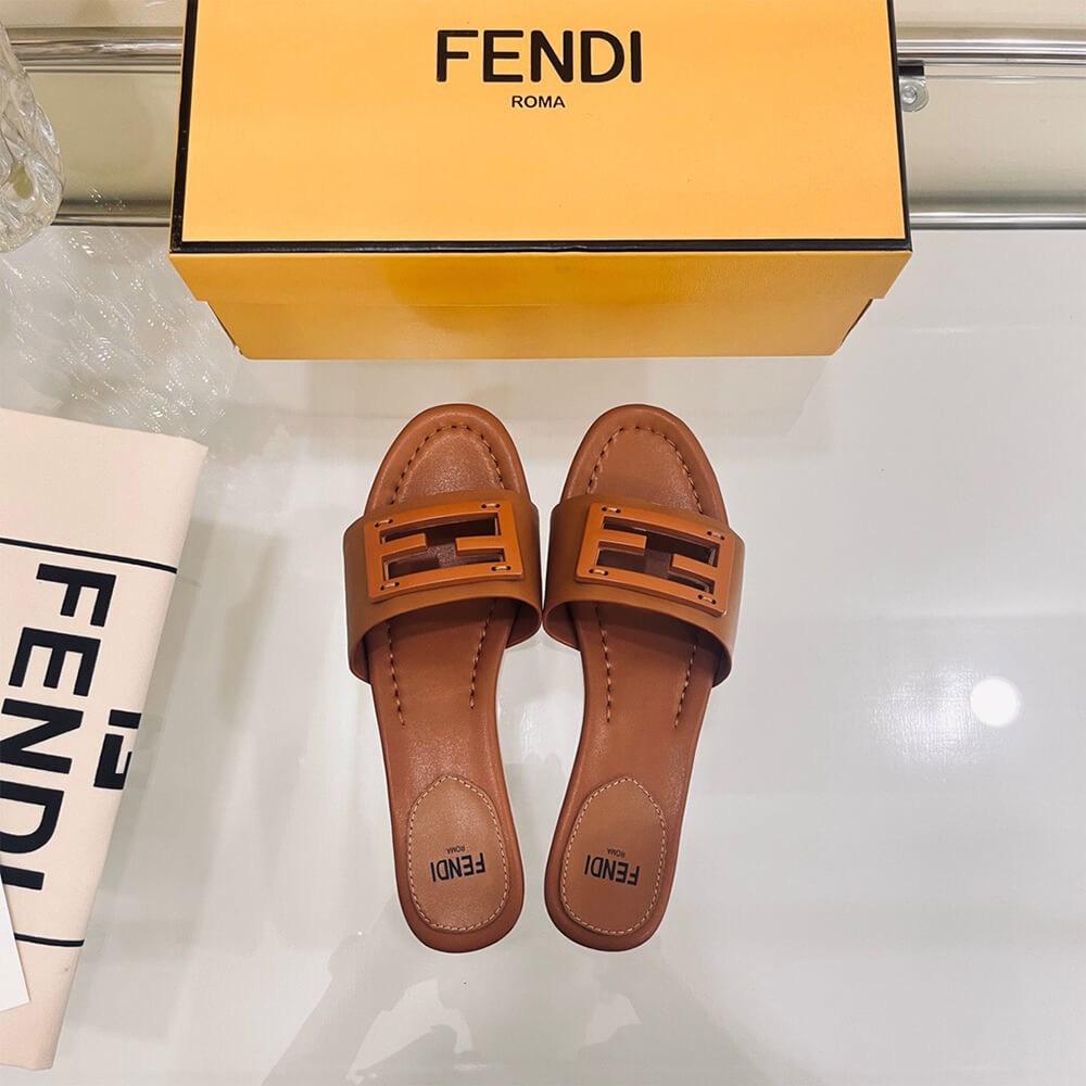 Fendi Baguette Slides Shoes - Replica Luxury Bags™