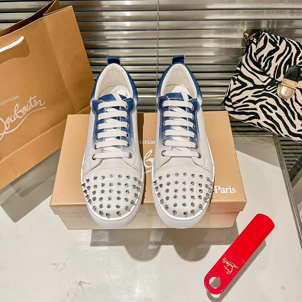 Christian Louboutin Louis Junior Spikes Shoes - Replica Luxury Bags™